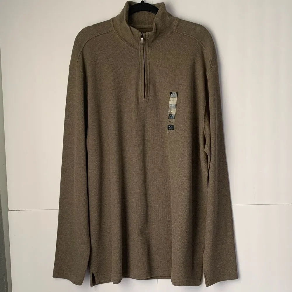 NWT Joe Joseph Abboud Men's Brown Sweater Pullover Size 2XL